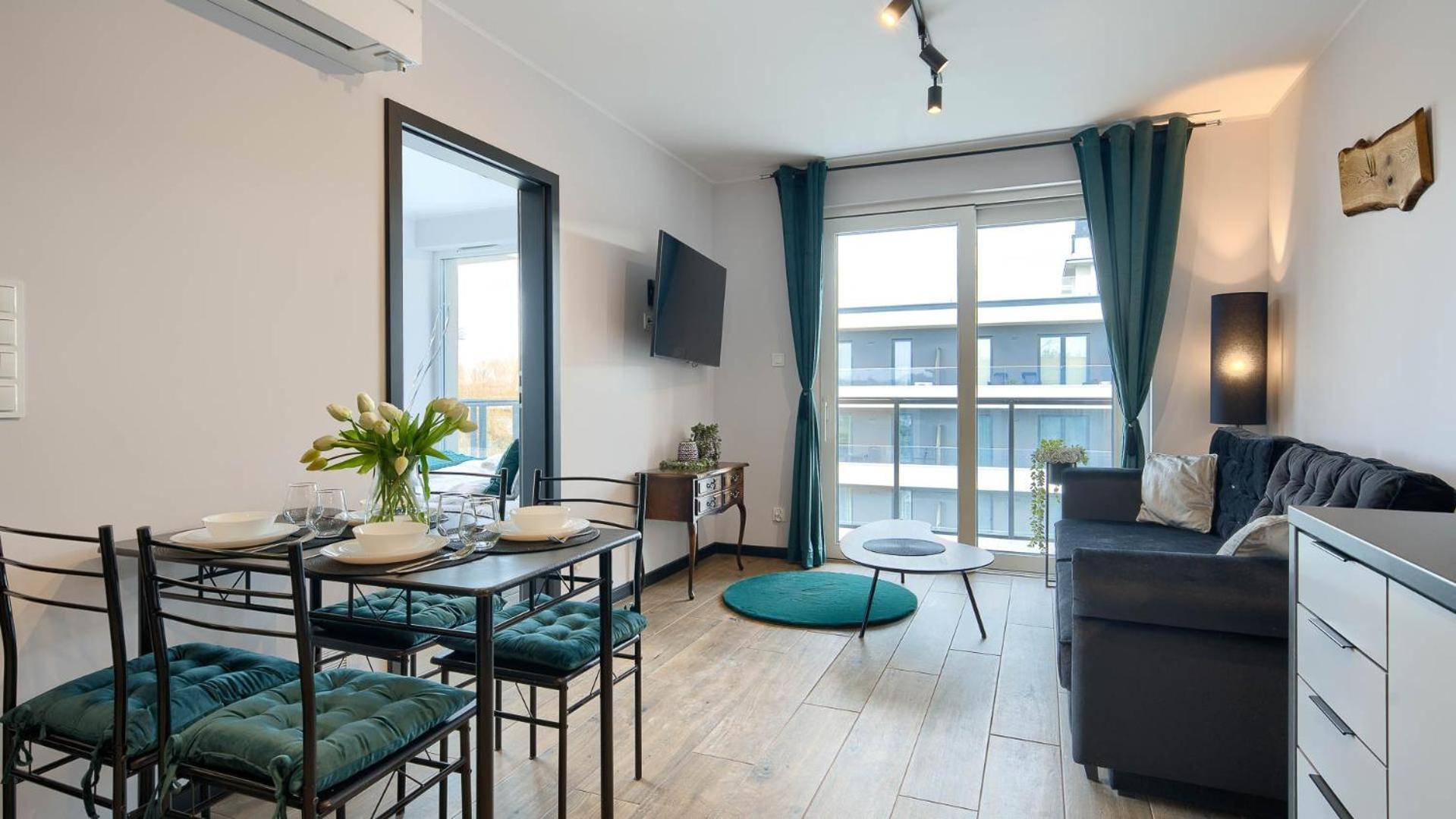 Apartment Przy Porcie Z Klimatyzacja, Garazem I Rowerami